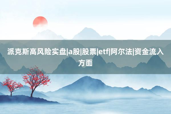 派克斯高风险实盘|a股|股票|etf|阿尔法|资金流入方面